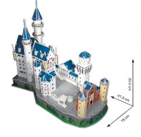 3D пазл-конструктор CubicFun Neuschwanstein Castle (DS0990h) 