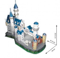 Puzzle 3D-constructor CubicFun Neuschwanstein Castle (DS0990h)  imaginea #5 — magazin online Desire.md
