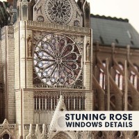 Puzzle 3D-constructor CubicFun Notre Dame de Paris (MC260h) imaginea #3 — magazin online Desire.md