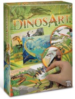 Pictura pe nisip DinosArt Sand & Foil Art