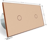 Intrerupator Livolo VL-C701SC701S-13 Gold imaginea #2 — magazin online Desire.md