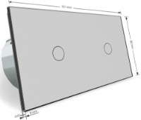 Intrerupator Livolo VL-C701SC701S-15 Gray imaginea #2 — magazin online Desire.md