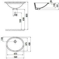 Lavoar Creavit Undercounter TP214.00CB00E imaginea #2 — magazin online Desire.md