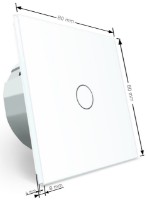 Выключатель Livolo VL-C701T-11 White фото №2 — интернет-магазин Desire.md