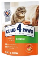 Hrană uscată pentru pisici Club 4 Paws Adult Cats Chicken 900g