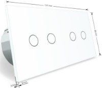 Intrerupator Livolo VL-C702C702-11 White imaginea #3 — magazin online Desire.md