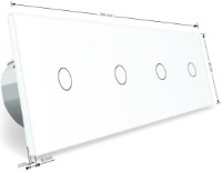 Выключатель Livolo VL-C704-11 White фото №2 — интернет-магазин Desire.md