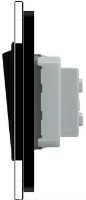 Выключатель Livolo VL-C7-K2S-12 Black фото №2 — интернет-магазин Desire.md