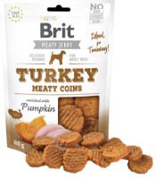 Snackuri pentru câini Brit Jerky Snack Turkey Meaty Coins 200g