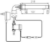 Baterie lavoar Ferro Sensor Bora BBB121S imaginea #3 — magazin online Desire.md