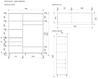 Dulap cu uşi glisante Mobildor-Lux Aron 180x220 White (aron2106) K2 imaginea #3 — magazin online Desire.md