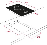 Plită incorporabilă electrica Teka TZC 32320 TTC Black imaginea #3 — magazin online Desire.md