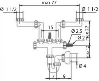 Сифон для раковины Franke Kits Synthetic (112.0048.209) фото №2 — интернет-магазин Desire.md