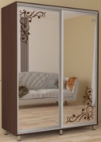 Dulap cu uşi glisante Mobildor-Lux Aron 180x220 (2226 Wenghe) Desen imaginea #1 — magazin online Desire.md