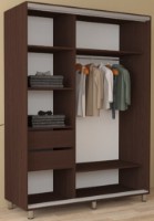 Dulap cu uşi glisante Mobildor-Lux Aron 180x220 (2226 Wenghe) Desen imaginea #2 — magazin online Desire.md