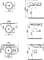 Lavoar Vitra Water Jewels (4334B003-1361) imaginea #2 — magazin online Desire.md