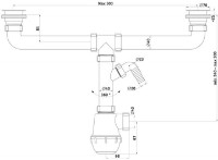 Сифон для раковины Ani Plast A 3500 фото №2 — интернет-магазин Desire.md