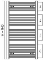 Uscător de prosoape Gorgiel Wezyr AW 94/50 Cream 04 (11) imaginea #2 — magazin online Desire.md