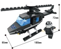 Set de construcție Hsanhe Police 19x13.5x5cm (43916) imaginea #3 — magazin online Desire.md