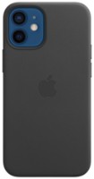 Husa de protecție Apple iPhone 12 mini Leather Case with MagSafe Black