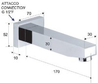 Душевой отвод Remer 91S фото №2 — интернет-магазин Desire.md