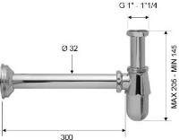 Sifon pentru bideu Remer 970114 imaginea #2 — magazin online Desire.md