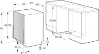 Maşină de spălat vase încorporabilă Gorenje GV520E11 imaginea #3 — magazin online Desire.md