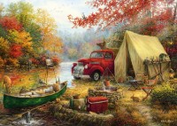 Puzzle Anatolian 1500 Camping (4540) imaginea #1 — magazin online Desire.md