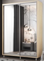 Шкаф-купе Mobildor-Lux Aron-S Mirror 100x220 Oak Sonoma (arons3901)