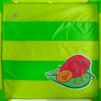 Pătuț pliabil Caretero Quadra Green imaginea #4 — magazin online Desire.md