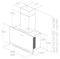 Hota Elica Aplomb WH/A/90 imaginea #3 — magazin online Desire.md