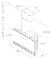 Hota Elica Super Plat GR/F/80 imaginea #4 — magazin online Desire.md