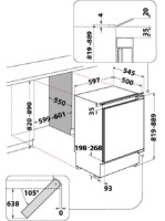 Встраиваемый морозильник Whirlpool AFB 8281 фото №2 — интернет-магазин Desire.md