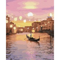 Tablou pe numere Art Gallery Econom Apus în Veneția 40x50cm (GX32456)