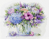 Картина по номерам Brushme Flower Blue (GX33912) 