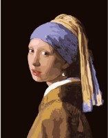Картина по номерам Brushme Girl with a Pearl Earring. Jan Vermeer (G223) 