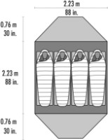 Cort MSR Elixir 4 Tent Green imaginea #7 — magazin online Desire.md