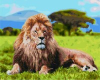 Картина по номерам Brushme Royal Lion (GZS1092) 