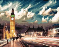Картина по номерам Brushme Twilight over London (GX22077) 
