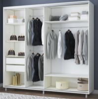 Шкаф-купе Mobildor-Lux Aron Mirror 230x220 White (aron1946) фото №2 — интернет-магазин Desire.md