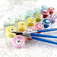 Tablou pe numere Brushme Colorful Buddha (GX30220) imaginea #2 — magazin online Desire.md