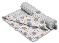 Plapumă pentru bebeluși Sensillo  Minki 75x100 Gray imaginea #4 — magazin online Desire.md