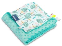 Plapumă pentru bebeluși Sensillo  Minki 75x100 Mint imaginea #1 — magazin online Desire.md