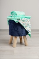 Plapumă pentru bebeluși Sensillo  Minki 75x100 Mint imaginea #2 — magazin online Desire.md