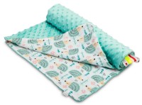 Plapumă pentru bebeluși Sensillo  Minki 75x100 Mint imaginea #4 — magazin online Desire.md