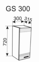 Кухонный модуль Ambianta Dolce 300 GS ST Gri фото №2 — интернет-магазин Desire.md