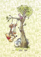 Фотообои Komar DX4-017 Winnie Pooh in the wood фото №1 — интернет-магазин Desire.md
