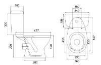 Унитаз Santeri Pro White фото №2 — интернет-магазин Desire.md