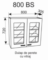 Кухонный модуль Ambianta Fresh 800 BS Gri фото №2 — интернет-магазин Desire.md