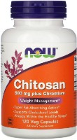 Витамины NOW Chitosan 500mg+Chromium 120cap